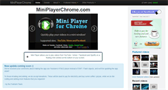 Desktop Screenshot of miniplayerchrome.com